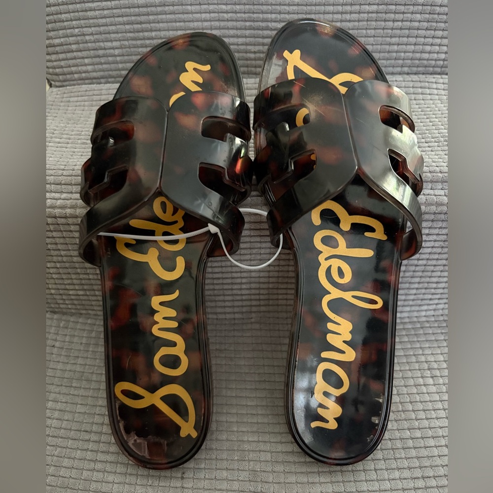 Sam Edelman Tortoise Shell Slide Sandals